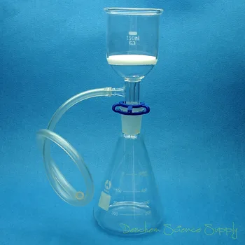 500ml,24/40,Suction Filtration Device,150ml Buchner Funnel,Lab Glassware Kit 
500ml,24/40,Suction Filtration Device,150ml Buchner Funnel,Lab Glassware Kit