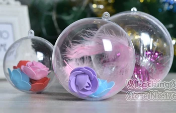 100pcs/lot Christmas Tress Decorations Ball Transparent Open Plastic Clear Ornament Christmas Tree Decorations
100pcs/lot Christmas Tress Decorations Ball Transparent Open Plastic Clear Ornament Christmas Tree Decorations