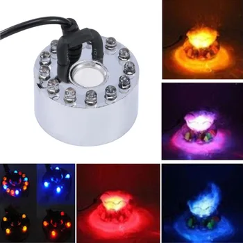 12 LED Colorful Light Ultrasonic Mist Maker Fogger Purify Water Fountain Pond Indoor Outdoor 1A/24V ABS Easy To Operate
12 LED Colorful Light Ultrasonic Mist Maker Fogger Purify Water Fountain Pond Indoor Outdoor 1A/24V ABS Easy To Operate