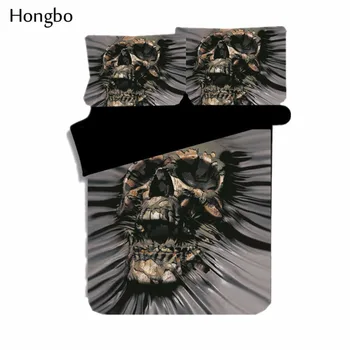 Hongbo 3D Black Skull Printed Duvet Cover Set Single Double Queen King Bedclothes Bed Linen Bedding Sets(No Sheet No Filling)
Hongbo 3D Black Skull Printed Duvet Cover Set Single Double Queen King Bedclothes Bed Linen Bedding Sets(No Sheet No Filling)