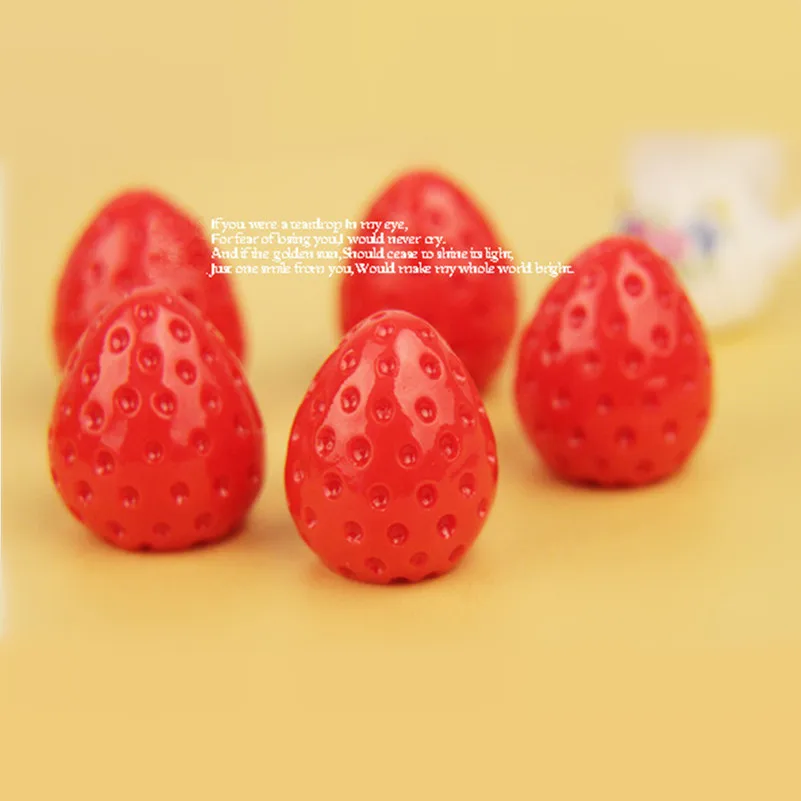 Tanduzi 10PCS Resin Strawberry Resin Fruit Cabochons Phone Decor Hair Bow Scrapbooking Diy Decoden Kawaii Simulation Food
Tanduzi 10PCS Resin Strawberry Resin Fruit Cabochons Phone Decor Hair Bow Scrapbooking Diy Decoden Kawaii Simulation Food