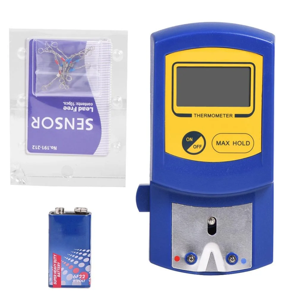 Digital Soldering Iron Tip Thermometer LCD Display Iron Tip Tester Thermocouple sensor Temperature Tester For Soldering Iron Tip
Digital Soldering Iron Tip Thermometer LCD Display Iron Tip Tester Thermocouple sensor Temperature Tester For Soldering Iron Tip