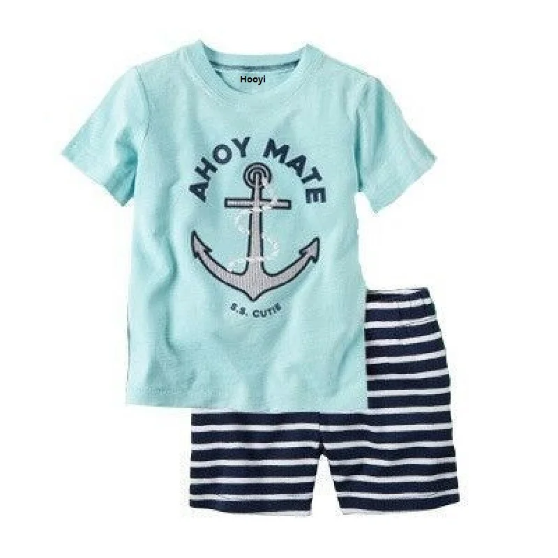 Anchor Baby Boy Clothes Suit Blue T-Shirts Stripe Pants Summer Boys Outfits Sailor AHOY MATE Cotton Bodysuit Sets Tops 0-2 Year 
Anchor Baby Boy Clothes Suit Blue T-Shirts Stripe Pants Summer Boys Outfits Sailor AHOY MATE Cotton Bodysuit Sets Tops 0-2 Year