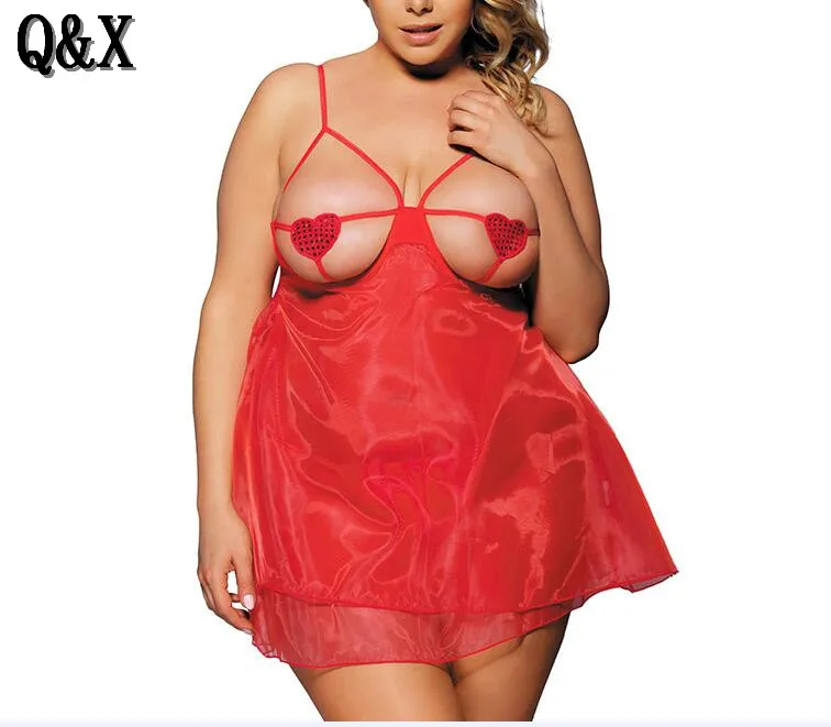 OY64 2017 Hot Sale Sexy XXXL 5XL Plus Size Lingerie High Quality Underwear Red Open Bra With Heart Pasies Transparent Babydolls
OY64 2017 Hot Sale Sexy XXXL 5XL Plus Size Lingerie High Quality Underwear Red Open Bra With Heart Pasies Transparent Babydolls