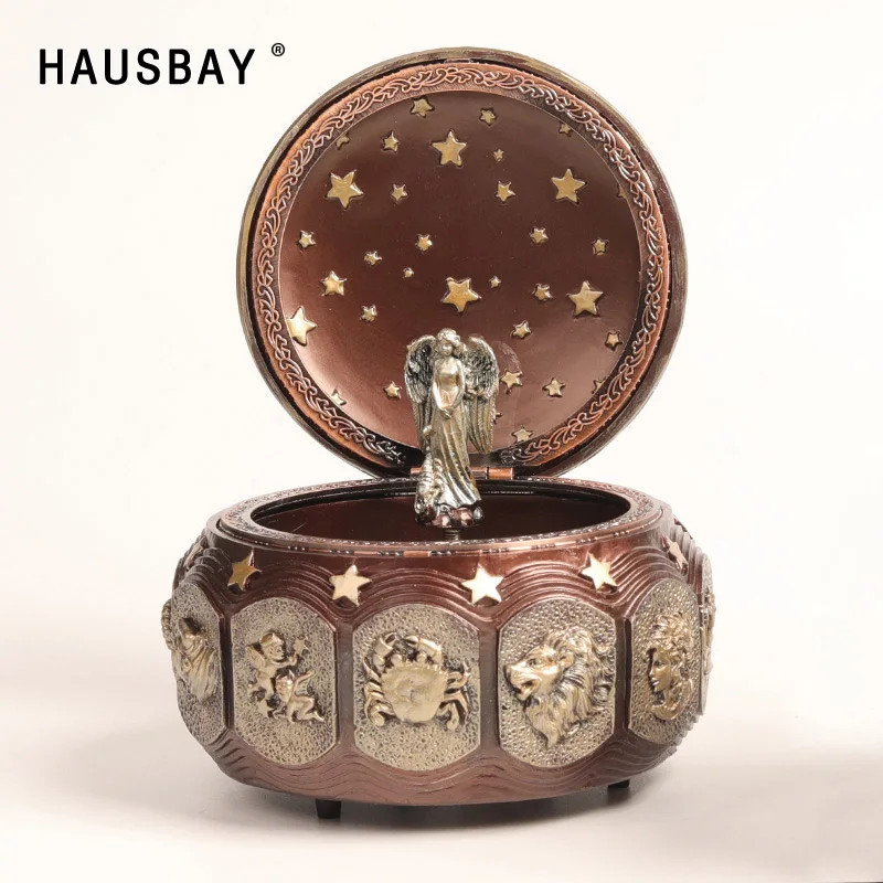 12 constellation Sky City Creative Retro Mechanical Music Box Gift Christmas Valentine's Day Birthday Gift D038
12 constellation Sky City Creative Retro Mechanical Music Box Gift Christmas Valentine's Day Birthday Gift D038