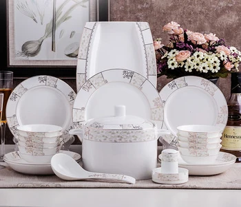 Fashion 56 Pieces Porcelain Dish Plate Set Western Creative Tableware Wedding New Tableware Gift Box Dinnerware Sets Combination
Fashion 56 Pieces Porcelain Dish Plate Set Western Creative Tableware Wedding New Tableware Gift Box Dinnerware Sets Combination