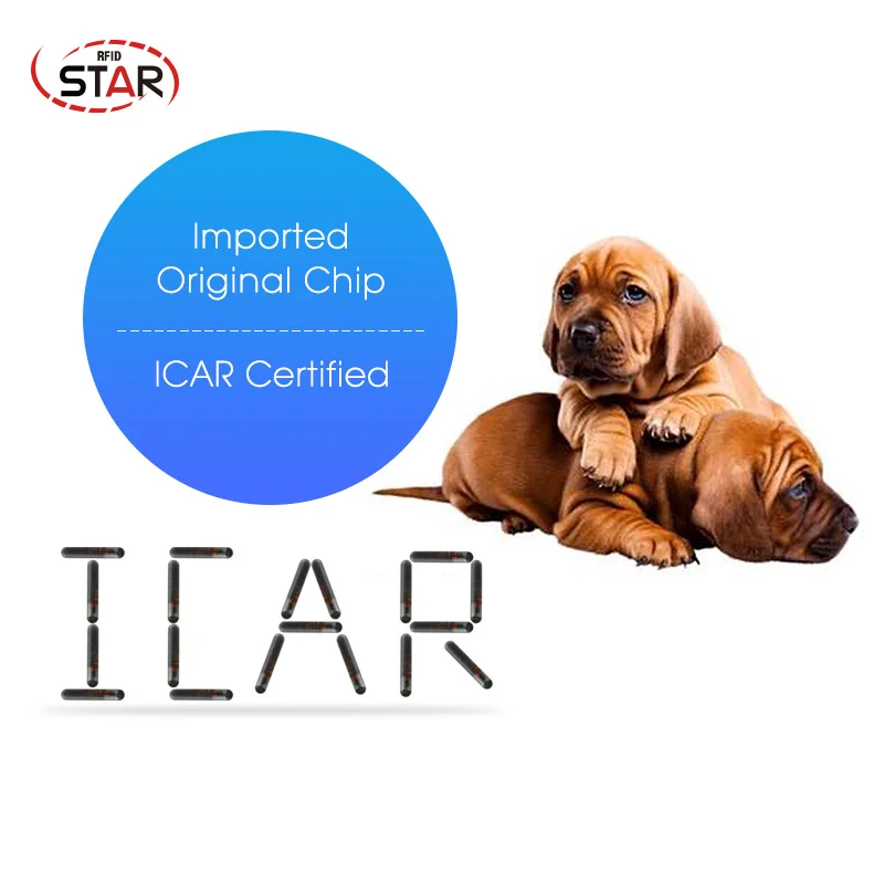 ISO11784 FDX-B Cat Pet animal microchip NFC RFID Bioglass tag 134.2KHz 2.12*12mm 1.4*8mm 1.25*7mm dog chip | Безопасность и защита