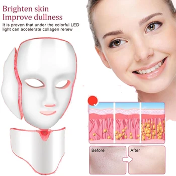 Beauty Photon LED Facial Mask Therapy 7 Colors Light Skin Care Anti Aging Wrinkle Acne Removal Face Whitening Tighten Instrument
Beauty Photon LED Facial Mask Therapy 7 Colors Light Skin Care Anti Aging Wrinkle Acne Removal Face Whitening Tighten Instrument