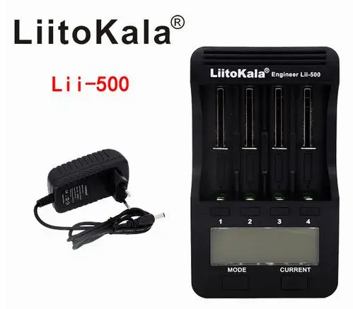 Liitokala lii500 LCD charger for 3.7V 18650 26650 18500 Cylindrical Lithium Batteries lii-500 1.2V AA AAA NiMH Battery Charger
Liitokala lii500 LCD charger for 3.7V 18650 26650 18500 Cylindrical Lithium Batteries lii-500 1.2V AA AAA NiMH Battery Charger