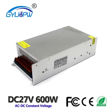 Variable Switching Power Supply DC 27V 22.2A 600w Driver Transformer AC110V 220V to DC27V Power Source for led Light CCTV Motor
Variable Switching Power Supply DC 27V 22.2A 600w Driver Transformer AC110V 220V to DC27V Power Source for led Light CCTV Motor