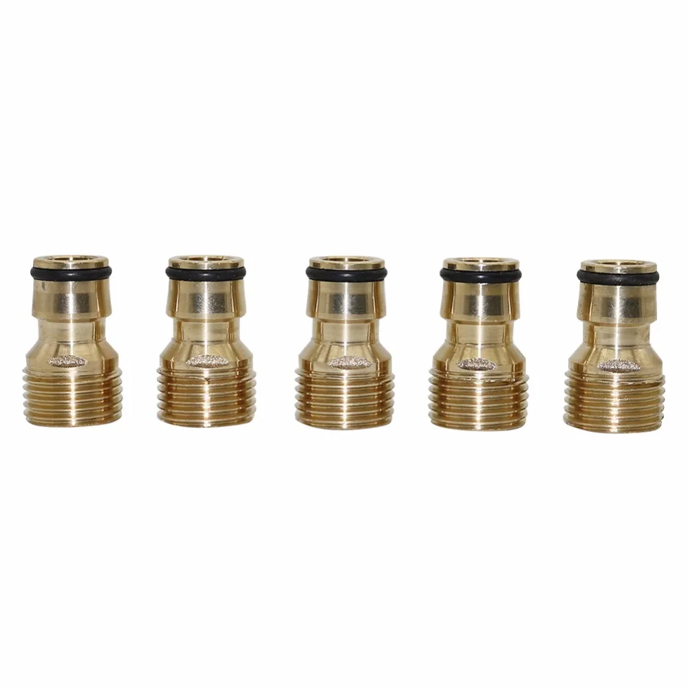 2 pcs 1/2" Male Thread Copper Quick Connectors joints Car Washing Tube Fittings Home Garden Homebrew Watering irrigation tool
2 pcs 1/2" Male Thread Copper Quick Connectors joints Car Washing Tube Fittings Home Garden Homebrew Watering irrigation tool