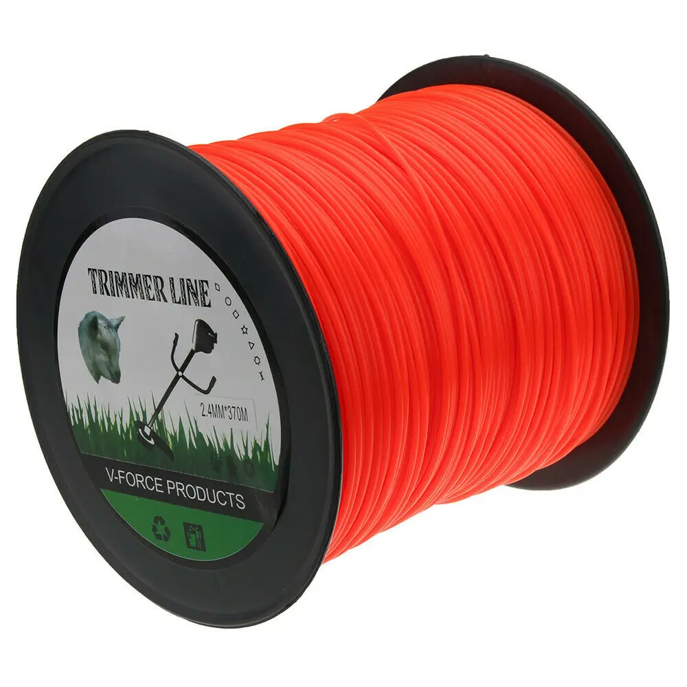 2.4mm 370m Mowing Nylon Trimmer Rope Brush Cutter Strimmer Line Mowing Wire Lawn Mower Accessory
2.4mm 370m Mowing Nylon Trimmer Rope Brush Cutter Strimmer Line Mowing Wire Lawn Mower Accessory