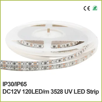 LED DC12V 5M/lot 5050/3528 SMD 60LEDs/m 120LEDs/M Ultraviolet strip,395nm Purple Flex Strip Light White/Black PCB IP30/ IP65
LED DC12V 5M/lot 5050/3528 SMD 60LEDs/m 120LEDs/M Ultraviolet strip,395nm Purple Flex Strip Light White/Black PCB IP30/ IP65