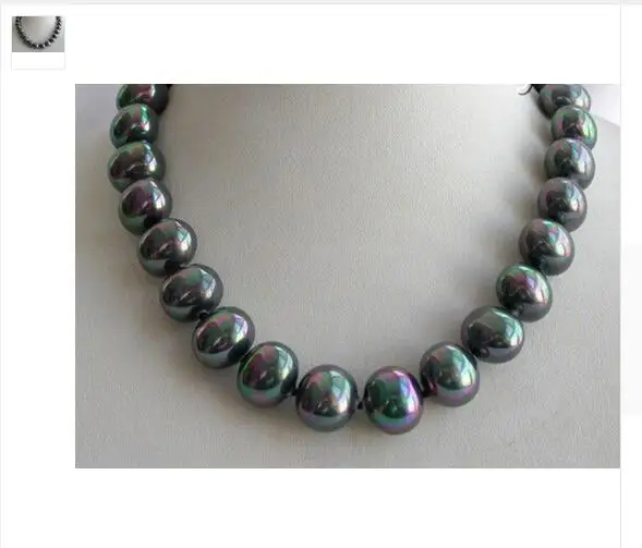 Jewelry stunning big 16mm baroque black south sea shell pearl necklace AAA style Fine Noble Natural
Jewelry stunning big 16mm baroque black south sea shell pearl necklace AAA style Fine Noble Natural