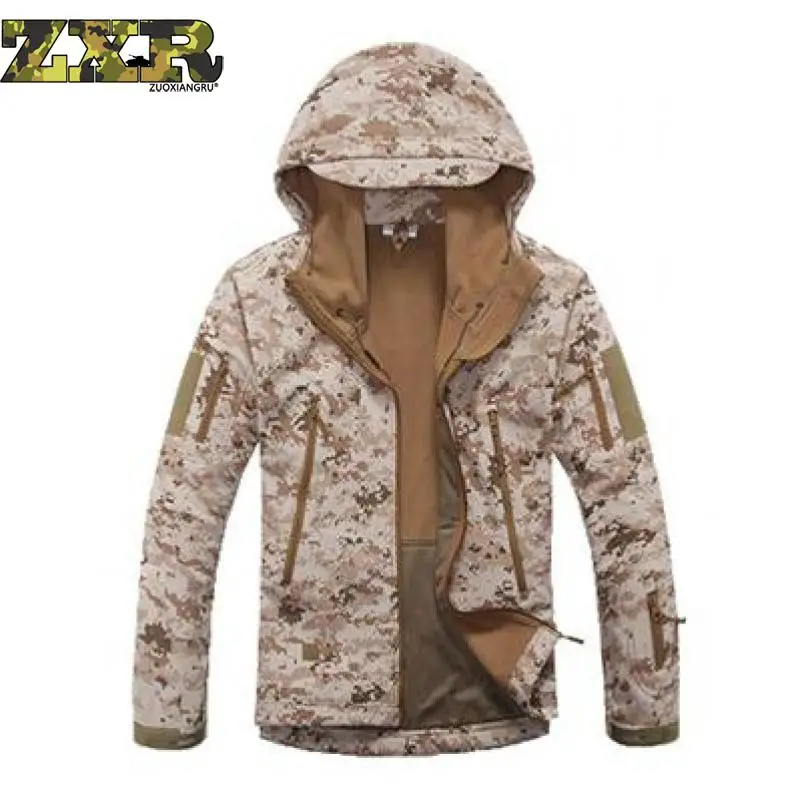 Lurker Shark Skin Soft Shell Military Tactical Jacket Men Waterproof Windproof Warm Coat Camouflage Hooded Camo Army Clothing
Lurker Shark Skin Soft Shell Military Tactical Jacket Men Waterproof Windproof Warm Coat Camouflage Hooded Camo Army Clothing