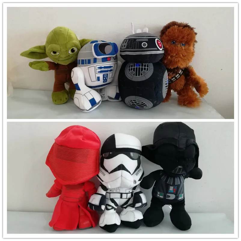 Star Wars Porg Bird BB9E Darth Vador Storm Trooper R2D2 Praetorian Guard Plush Toys Soft Doll For Boys Kids Christmas Gifts
Star Wars Porg Bird BB9E Darth Vador Storm Trooper R2D2 Praetorian Guard Plush Toys Soft Doll For Boys Kids Christmas Gifts