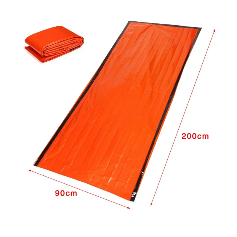 Emergency Sleeping Bag Multi Functional PE Aluminium Film Lightweight Portable Cold Proof Thermal Camping Mat Blanket Climbing A
Emergency Sleeping Bag Multi Functional PE Aluminium Film Lightweight Portable Cold Proof Thermal Camping Mat Blanket Climbing A
