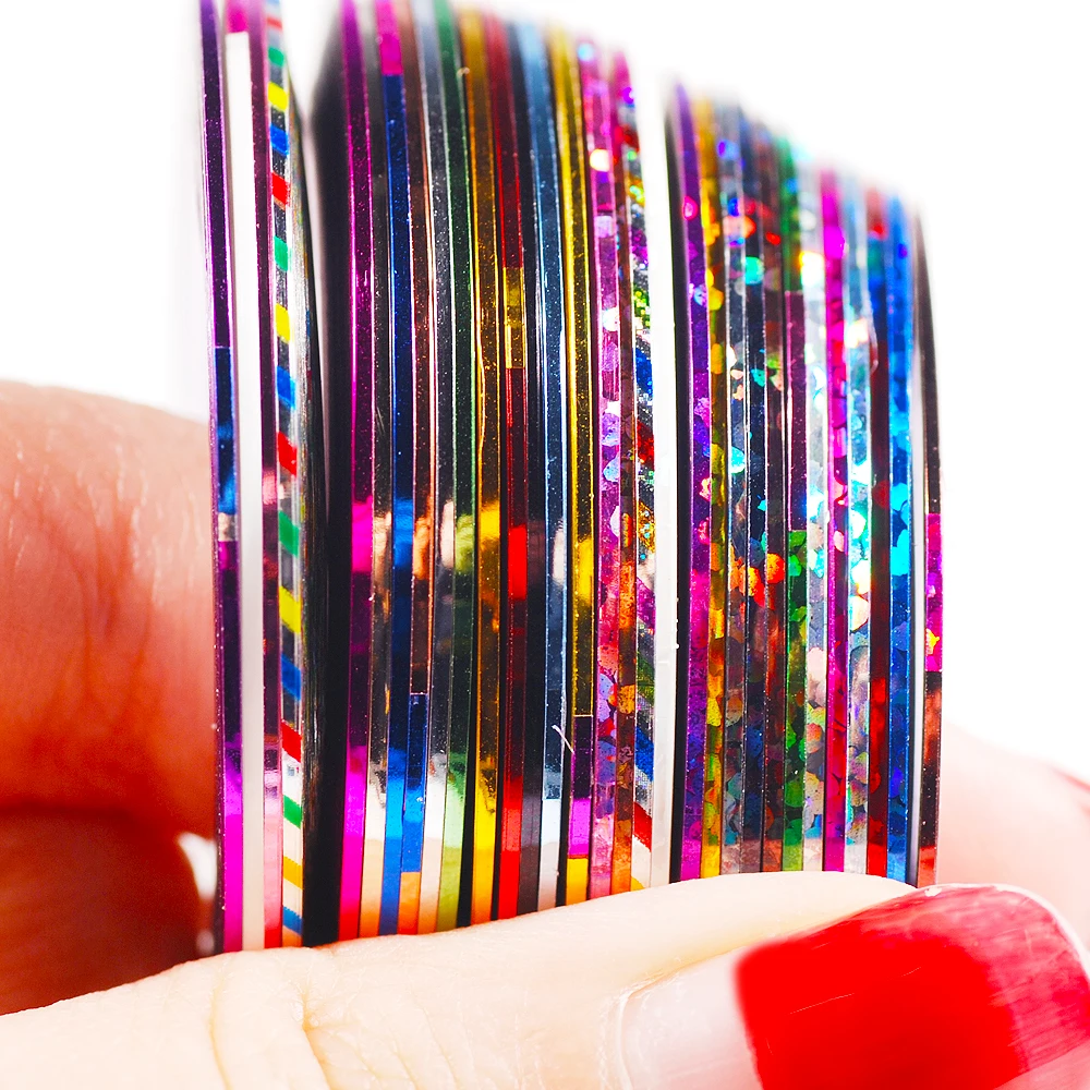 Optional Color 10pcs/20pcs/30pcs Beauty Rolls Striping Decals Foil Tips Tape Line Nail Art Decoration Manicure DIY Tips
Optional Color 10pcs/20pcs/30pcs Beauty Rolls Striping Decals Foil Tips Tape Line Nail Art Decoration Manicure DIY Tips