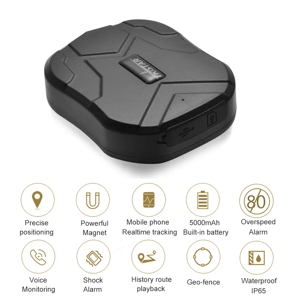 

TK905 Realtime Tracking System Waterproof Long Standby 90 days GPS/AGPS Positioning Locator GPS Tracker with Powerful Magnet