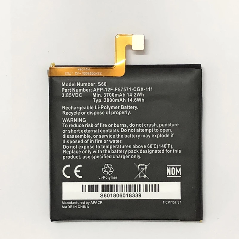 WONKEGONKE New Original 3800mAh Battery for CAT S60 High quality mobile phone battery with tracking number
WONKEGONKE New Original 3800mAh Battery for CAT S60 High quality mobile phone battery with tracking number