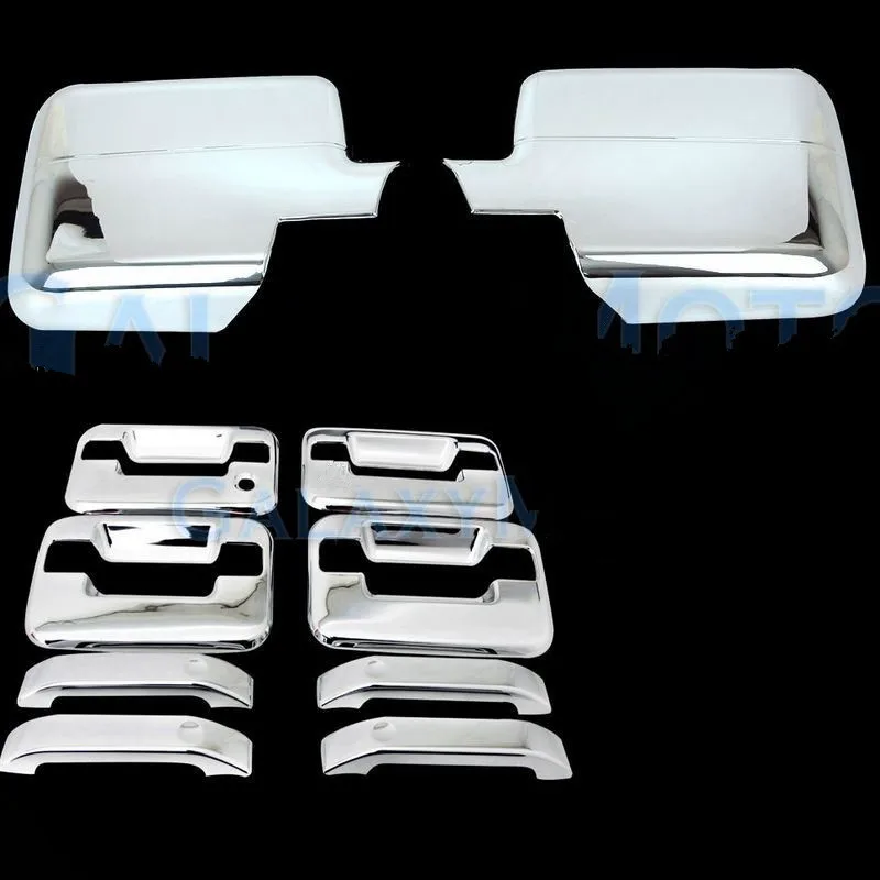 XYIVYG 2004-2008 For Ford F150 ABS Chrome Mirror+4 Door Handle+no keypad+keyhole+Cover kit
XYIVYG 2004-2008 For Ford F150 ABS Chrome Mirror+4 Door Handle+no keypad+keyhole+Cover kit