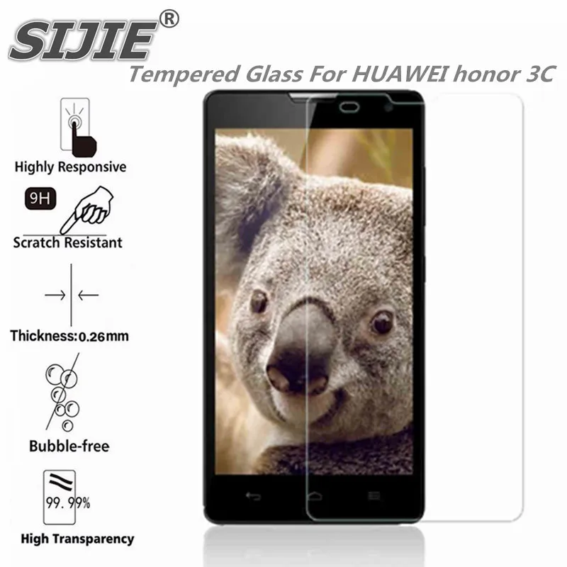 SIJIE Tempered Glass For HUAWEI honor 3C 2.26mm Screen Protector protective front stronger 9H hardness thin discount
SIJIE Tempered Glass For HUAWEI honor 3C 2.26mm Screen Protector protective front stronger 9H hardness thin discount