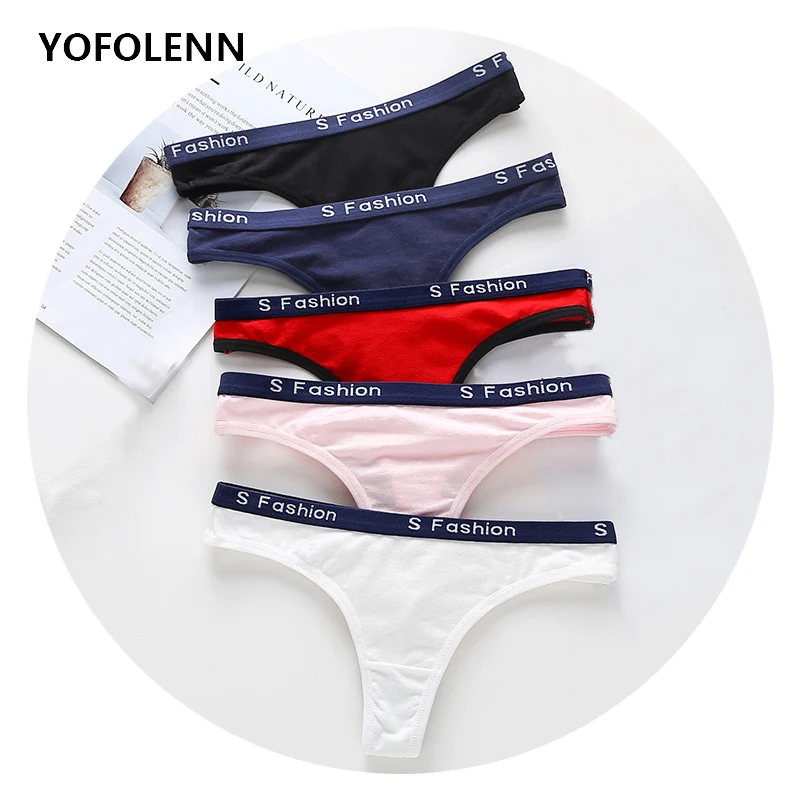 5 Solid Colors Sexy G-String Cotton Women Briefs Panties T Back Underwear Seamless Thong Bikini Ladies Low Rise Waist Intimates
5 Solid Colors Sexy G-String Cotton Women Briefs Panties T Back Underwear Seamless Thong Bikini Ladies Low Rise Waist Intimates
