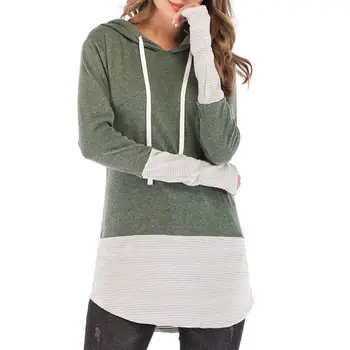 Women's Hoodie Sweatshirt Casual Stripe Print Loose Autumn Blouse Ladies Long Sleeve O-Neck Sweatshirt Hoodie Sport Pullover #20
Women's Hoodie Sweatshirt Casual Stripe Print Loose Autumn Blouse Ladies Long Sleeve O-Neck Sweatshirt Hoodie Sport Pullover #20