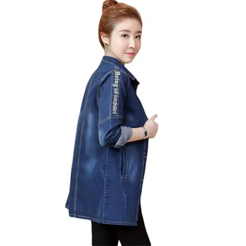 Cowgirl Jackets Autumn Women Fashion Single-breasted Denim Coats 2019 Spring Mid long Large Size Leisure Female Outerwear JIA40
Cowgirl Jackets Autumn Women Fashion Single-breasted Denim Coats 2019 Spring Mid long Large Size Leisure Female Outerwear JIA40
