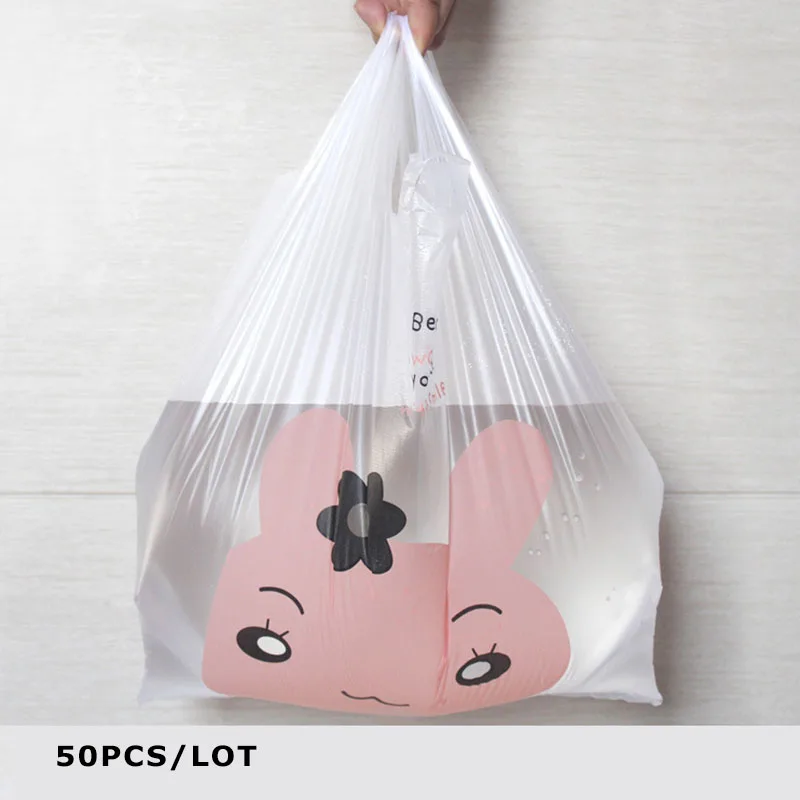 50pcs/lot Cartoon Supermarket Plastic Bags Rabbit Smiling Face Emoji Shopping Bags Packaging Vegetables Fruit Food Kitchen HK095
50pcs/lot Cartoon Supermarket Plastic Bags Rabbit Smiling Face Emoji Shopping Bags Packaging Vegetables Fruit Food Kitchen HK095