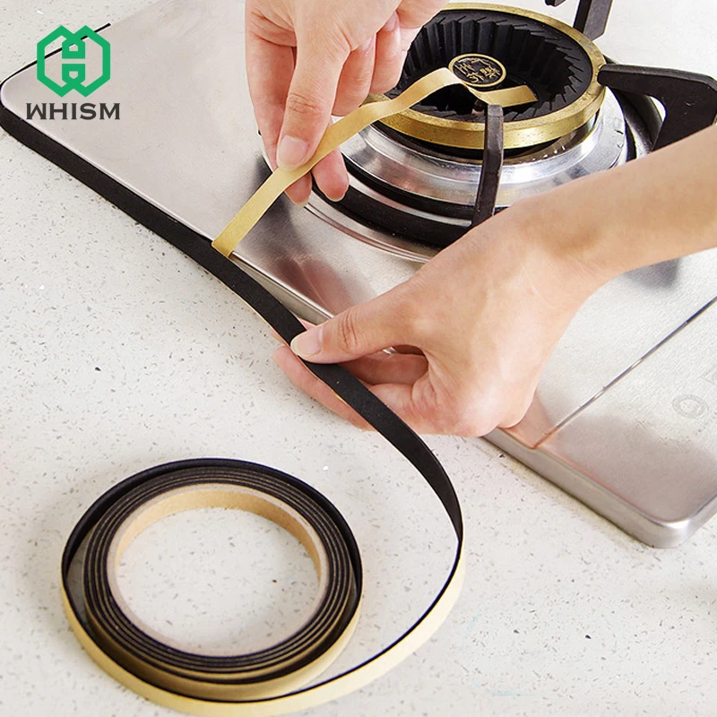 WHISM 2 Meter Long Gas Stove Slit Tape Window Sealing Strip Dustproof and Waterproof Kitchen Decorative Accessories
WHISM 2 Meter Long Gas Stove Slit Tape Window Sealing Strip Dustproof and Waterproof Kitchen Decorative Accessories