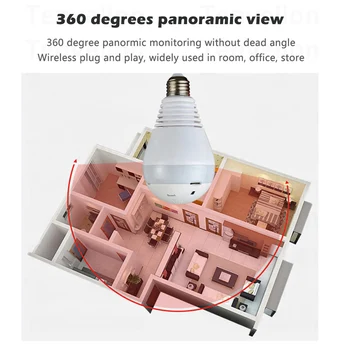 Mini Lamp WIFI Camera 1080P HD work Light Wireless IP Camera Wi-fi 360 Degree Panoramic FishEye Lens Home Surveillance Security 
Mini Lamp WIFI Camera 1080P HD work Light Wireless IP Camera Wi-fi 360 Degree Panoramic FishEye Lens Home Surveillance Security