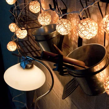 20 LED Rattan Ball String Fairy Lights Romantic Wedding Decoration Christmas Birthday Party Supplies Xmas
20 LED Rattan Ball String Fairy Lights Romantic Wedding Decoration Christmas Birthday Party Supplies Xmas