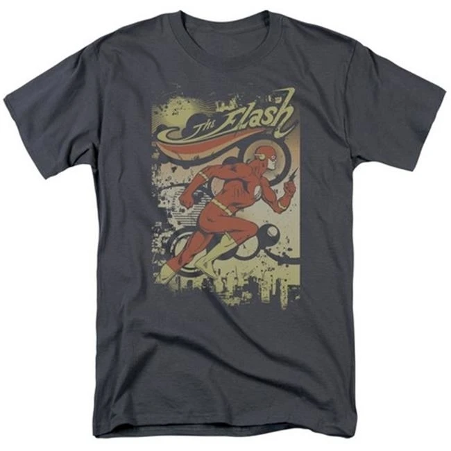 Trevco Dc-Just Passing Through - Short Sleeve Adult 18-1 Tee - Charcoal Small