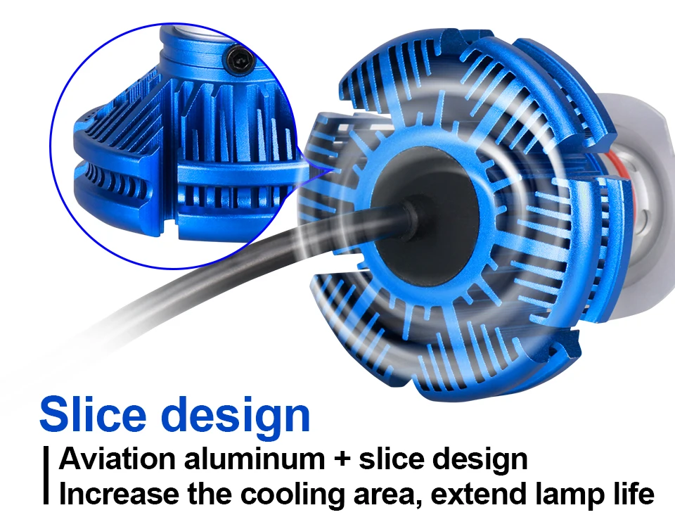 Aceersun Led car headlight H4 H7 H11 H1 LED 9005 HB3 9006 HB4 9012 H3 Bulbs H8 H9 ZES 50W 12000LM High Low Beam car Bulb 12V 24V (10)