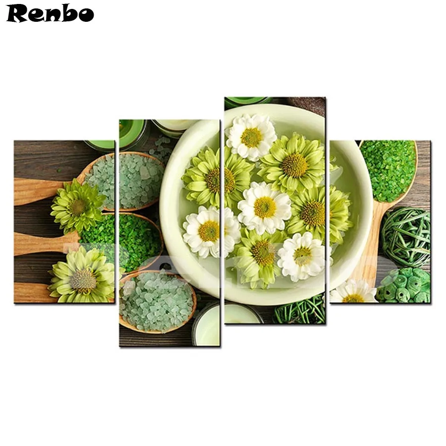 DIY Diamond Painting Cross Stitch Daisy Flower Full Drill Resin Needlework 4 pcs Diamond Embroidery Crafts Mosaic Pictures A110
DIY Diamond Painting Cross Stitch Daisy Flower Full Drill Resin Needlework 4 pcs Diamond Embroidery Crafts Mosaic Pictures A110