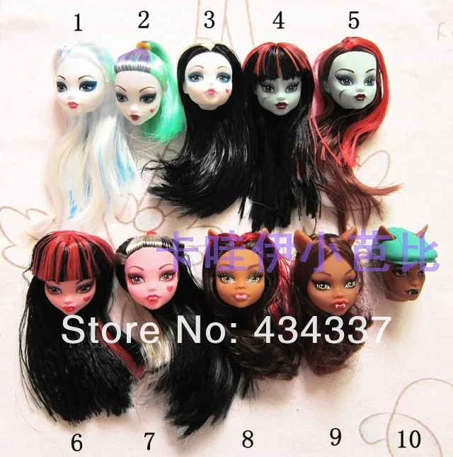 AILAIKI 5pcs/lot Toy Mixed Styles Doll Heads For Monster Dolls 1/6 Doll Accessories Demon Dolls DIY Head Kid's Gift Toys
AILAIKI 5pcs/lot Toy Mixed Styles Doll Heads For Monster Dolls 1/6 Doll Accessories Demon Dolls DIY Head Kid's Gift Toys