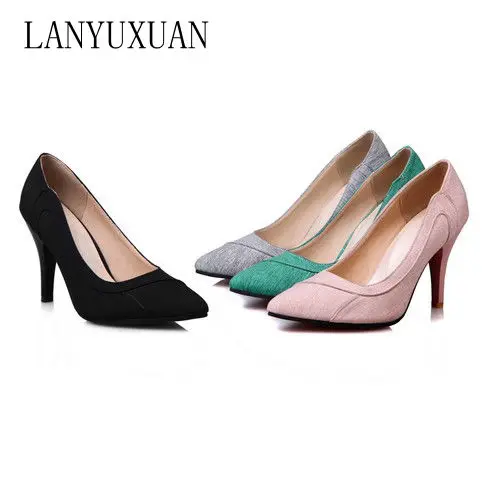 

2017 big small 29-52 summer Feminino Ladies Plus Size Shoes Women Sapato Feminino Pumps High Heels Sandals Chaussure Femme 8010