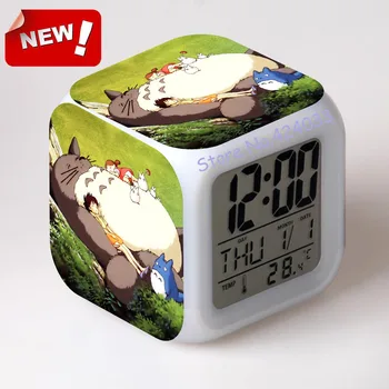 Totoro despertador watch digital clock Square ccolor changing LED single face alarm
Totoro despertador watch digital clock Square ccolor changing LED single face alarm