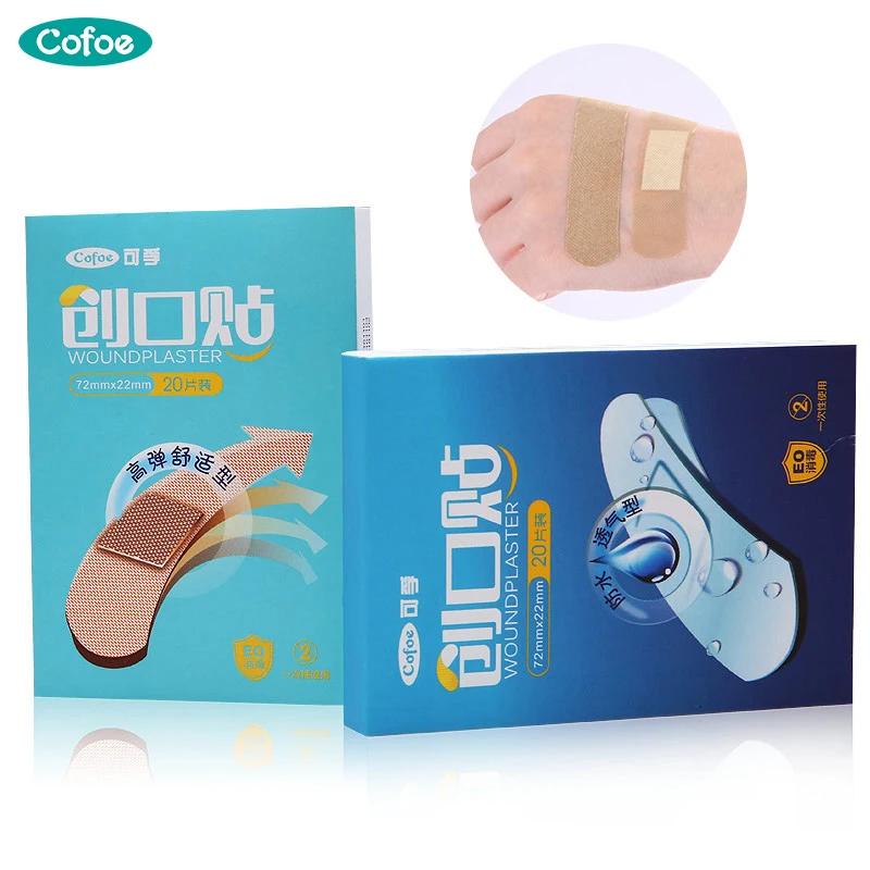 Cofoe 20pcs Waterproof Wound Plaster/Sticking Plaster/Elastic Adhesive Bandage/Elasto Tape/Elastic Band-Aids Cheapest
Cofoe 20pcs Waterproof Wound Plaster/Sticking Plaster/Elastic Adhesive Bandage/Elasto Tape/Elastic Band-Aids Cheapest