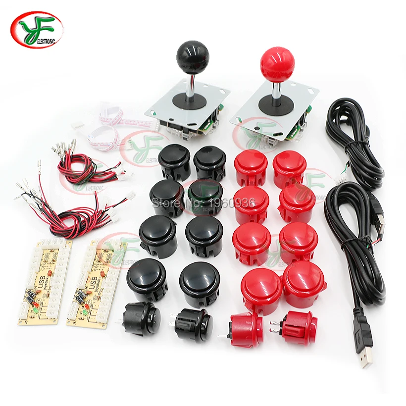 DIY Arcade game parts PC of Zero Delay Arcade DIY Kit Mame USB Encoder +Sanwa type Joystick + Sanwa Push Buttons+Wire harness
DIY Arcade game parts PC of Zero Delay Arcade DIY Kit Mame USB Encoder +Sanwa type Joystick + Sanwa Push Buttons+Wire harness