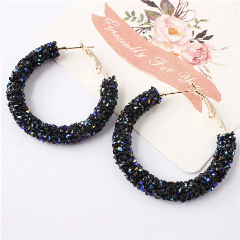 New Design Geometric Earrings Round Austrian Crystal Rhinestones Big Earrings Fashion Jewelry Earrings Female Accessories 2019
New Design Geometric Earrings Round Austrian Crystal Rhinestones Big Earrings Fashion Jewelry Earrings Female Accessories 2019