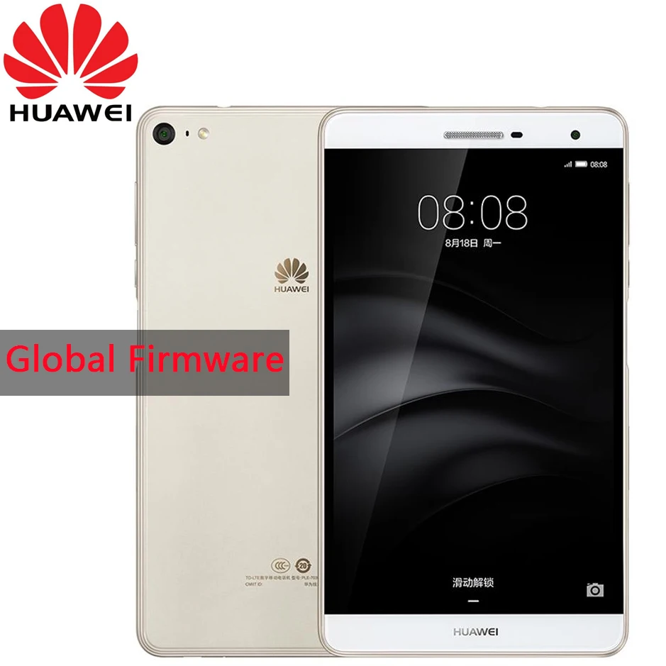 

Huawei MediaPad M2 Lite PLE-703L Phablet Snapdragon 615 Octa-Core 3GB Ram 16/32GB Rom 7inch 1920*1200 IPS Android 5.1 LTE 3G GSM