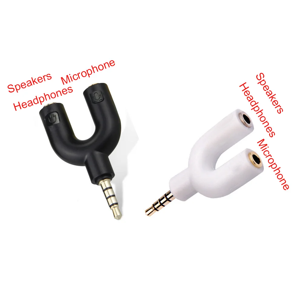 1PC Y shape 3.5mm Stereo Splitter Audio Male to Earphone Headset + Microphone Adapter for PC IPhone Smartphone Mobile Phone Pad
1PC Y shape 3.5mm Stereo Splitter Audio Male to Earphone Headset + Microphone Adapter for PC IPhone Smartphone Mobile Phone Pad