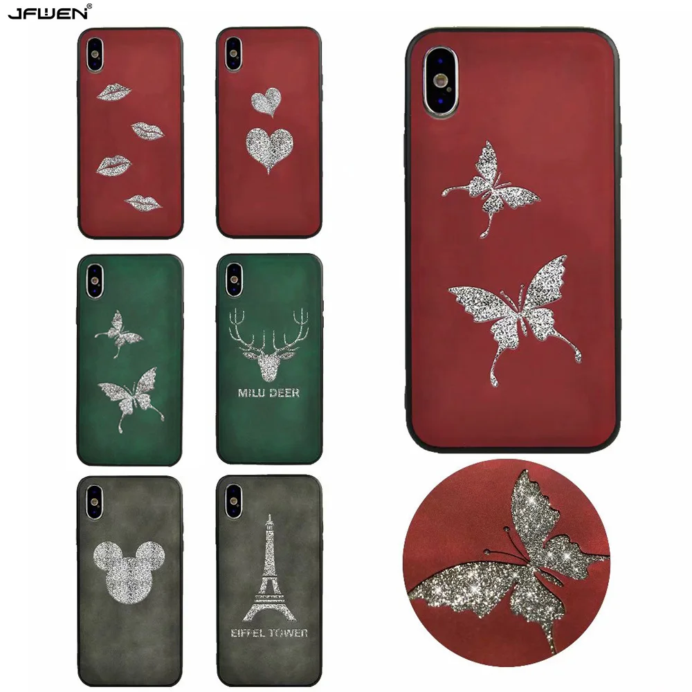 Cute Glitter Phone Case For iphone X XS Max XR 8 7 Plus Case Silicone Back Covers For Funda iphone 7 8 6 6S Plus Case Cover
Cute Glitter Phone Case For iphone X XS Max XR 8 7 Plus Case Silicone Back Covers For Funda iphone 7 8 6 6S Plus Case Cover