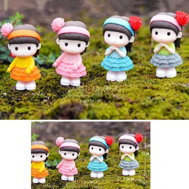 Pretty Cake Dress Girl Miniature Bonsai Figurine Ornament DIY Micro Landscape Decorations Accessories mini fairy garden crafts
Pretty Cake Dress Girl Miniature Bonsai Figurine Ornament DIY Micro Landscape Decorations Accessories mini fairy garden crafts