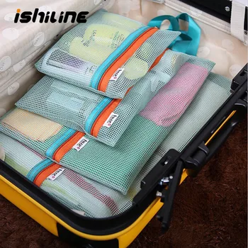 4pcs / set Travel Storage Bag Grid Portable Luggage Organizer Clothing Cosmetics Finishing Bag Packaging Laundry Bag
4pcs / set Travel Storage Bag Grid Portable Luggage Organizer Clothing Cosmetics Finishing Bag Packaging Laundry Bag