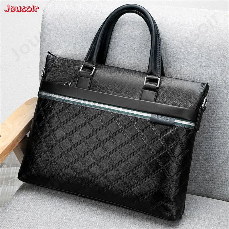 Handbag men's business bag casual briefcase Men's bag Baotou layer cowhide hand with shoulder crossbody bag CD15 T02
Handbag men's business bag casual briefcase Men's bag Baotou layer cowhide hand with shoulder crossbody bag CD15 T02