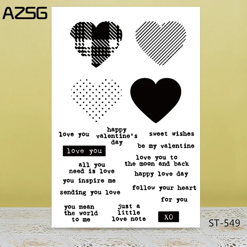 ZhuoAng Different Style Heart-shape Clear Stamps/Seals For DIY Scrapbooking/Card Making/Album Decorative Silicon Stamp Crafts
ZhuoAng Different Style Heart-shape Clear Stamps/Seals For DIY Scrapbooking/Card Making/Album Decorative Silicon Stamp Crafts