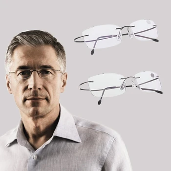 Ultralight Titanium Rimless Rectangular Glasses Spectacles Eyeglass Eyewear +1.0 +1.5 +2.0 +2.5 +3.0 +3.5
Ultralight Titanium Rimless Rectangular Glasses Spectacles Eyeglass Eyewear +1.0 +1.5 +2.0 +2.5 +3.0 +3.5